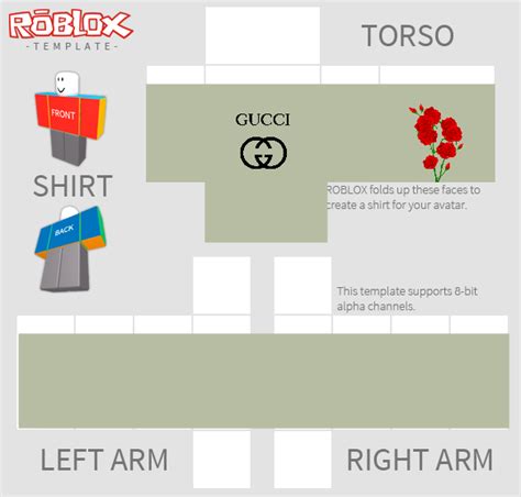 gucci shirt roblox template|gucci good game t shirt.